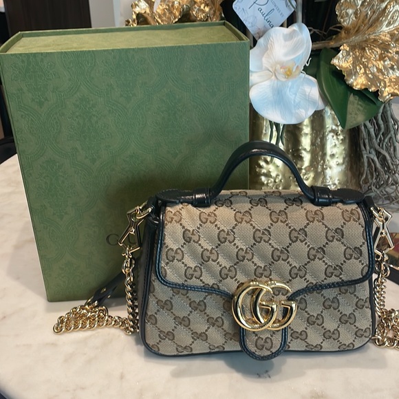 GucciGGmarmot mini tophandle monogrambag.This edition isnot available in stores. - Picture 2 of 6